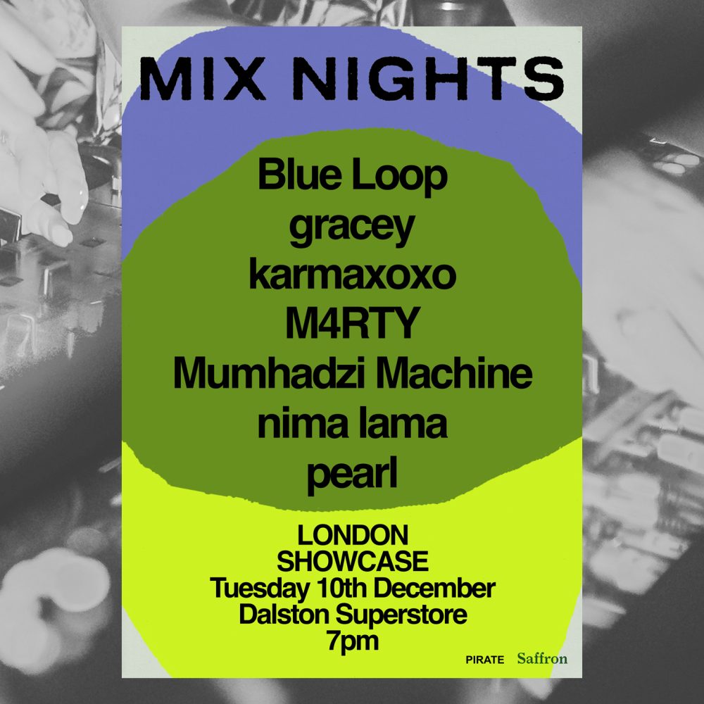 mix nights showcase london poster